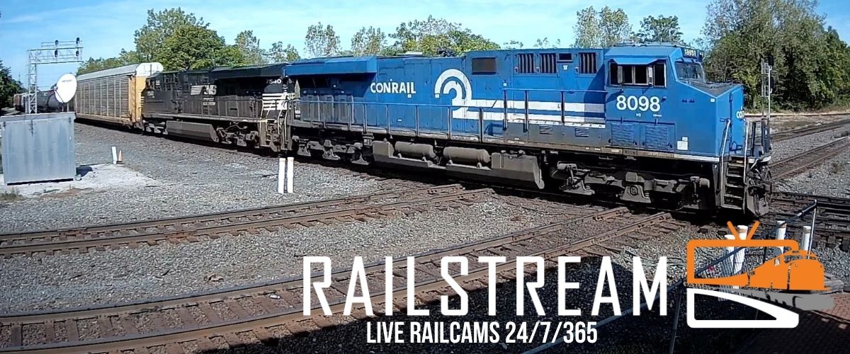 View from Marion, OH railcam. Live Railcams 24/7/365.