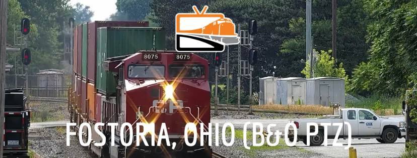 Fostoria, Ohio - B&O (with ads)